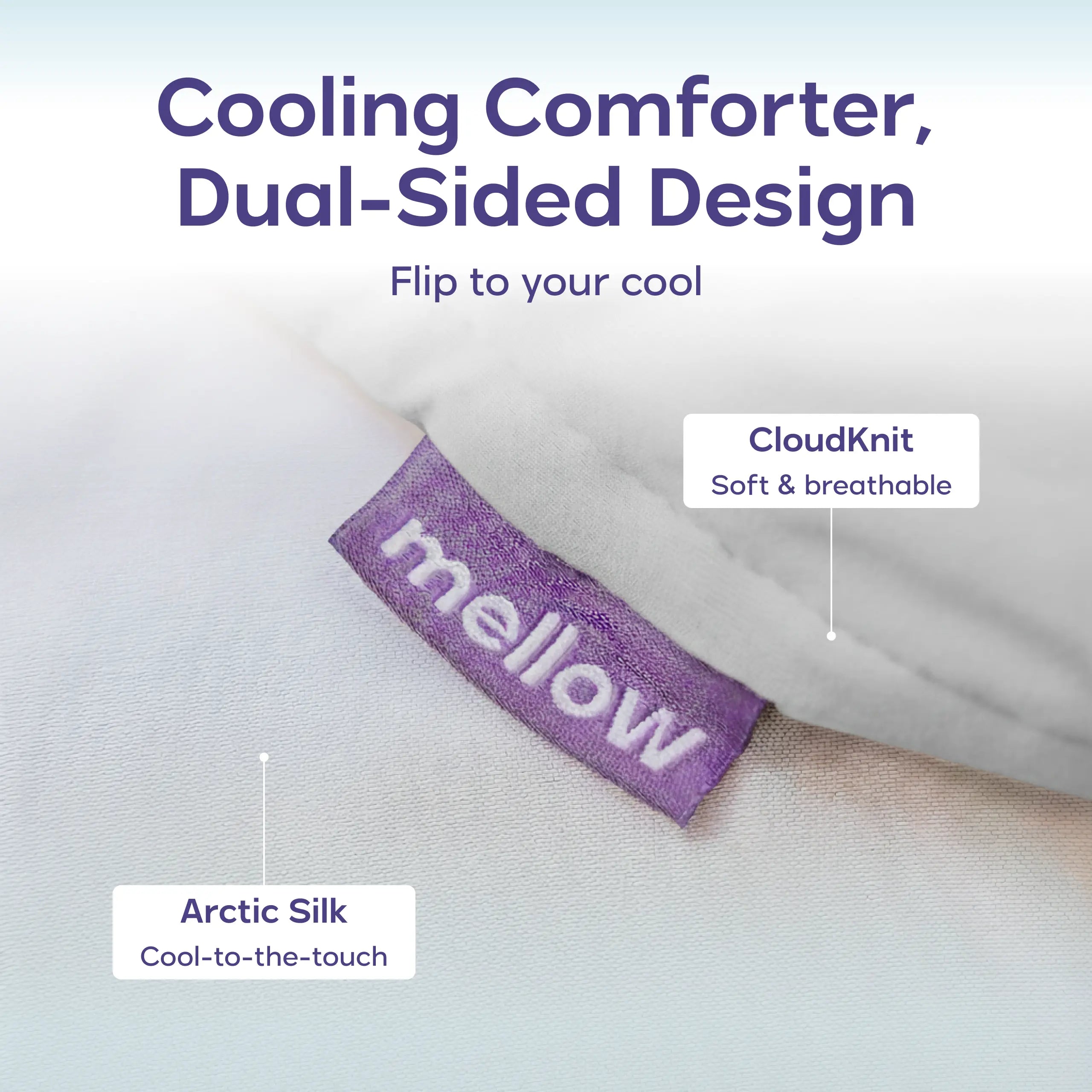 Cooling Blanket | Lightweight Breathable | Dual-Sided Silk Smooth & Cloud Soft Knit | Instant Cool Relief
