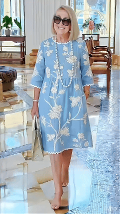 Women’s Fresh Floral Print Dress