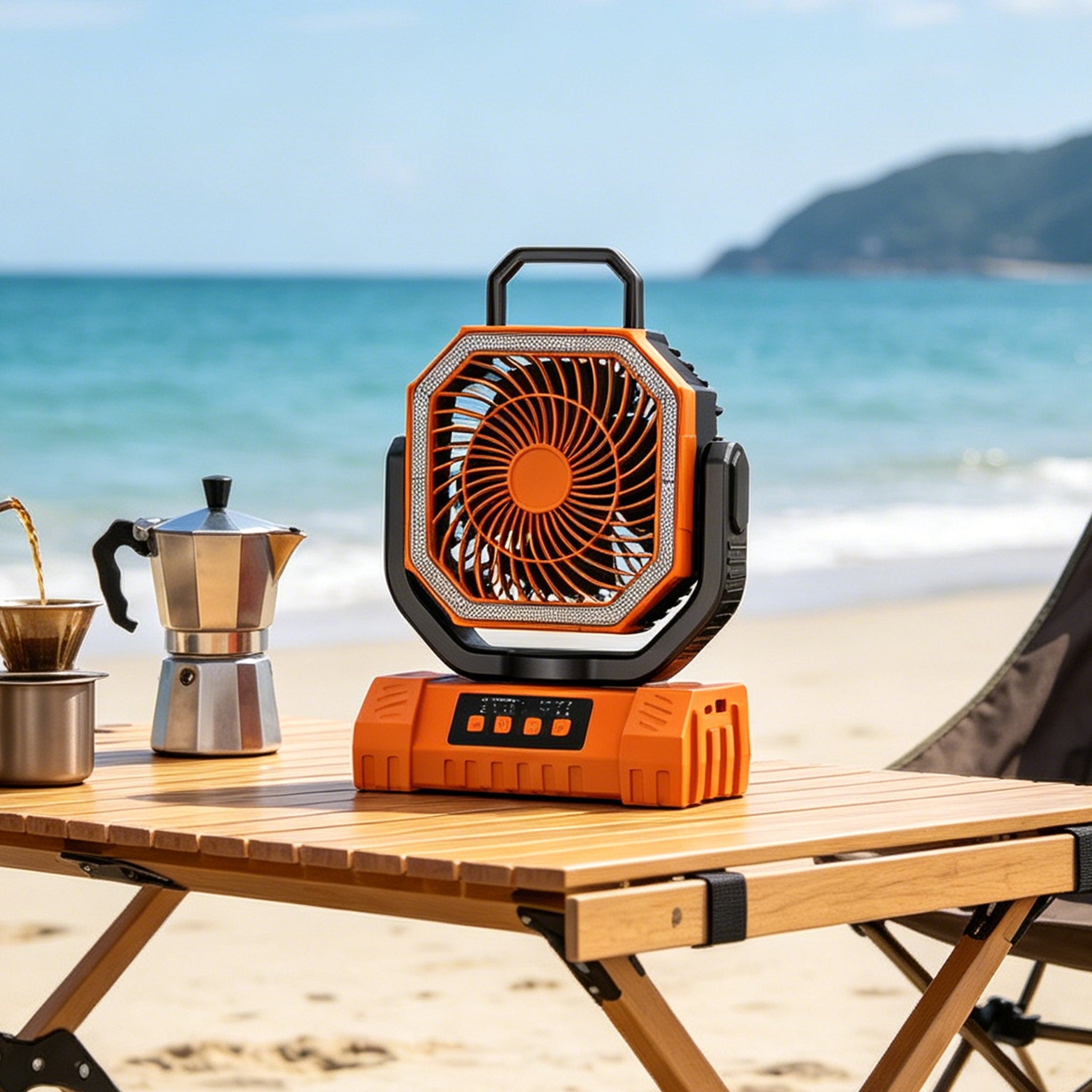 Portable Oscillating Camping Fan