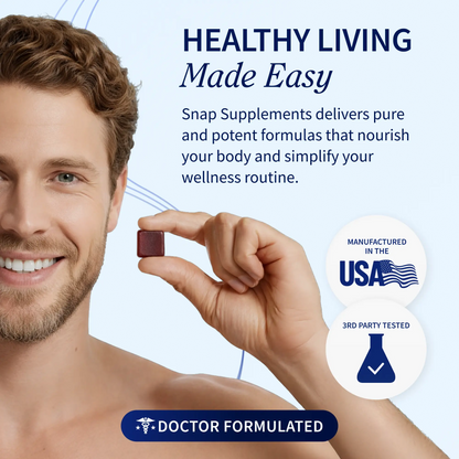 Prostate Health & Nitric Oxide Chews | Urinary Support | Blood Flow & Energy | Antioxidants | Mixed Berry Flavor