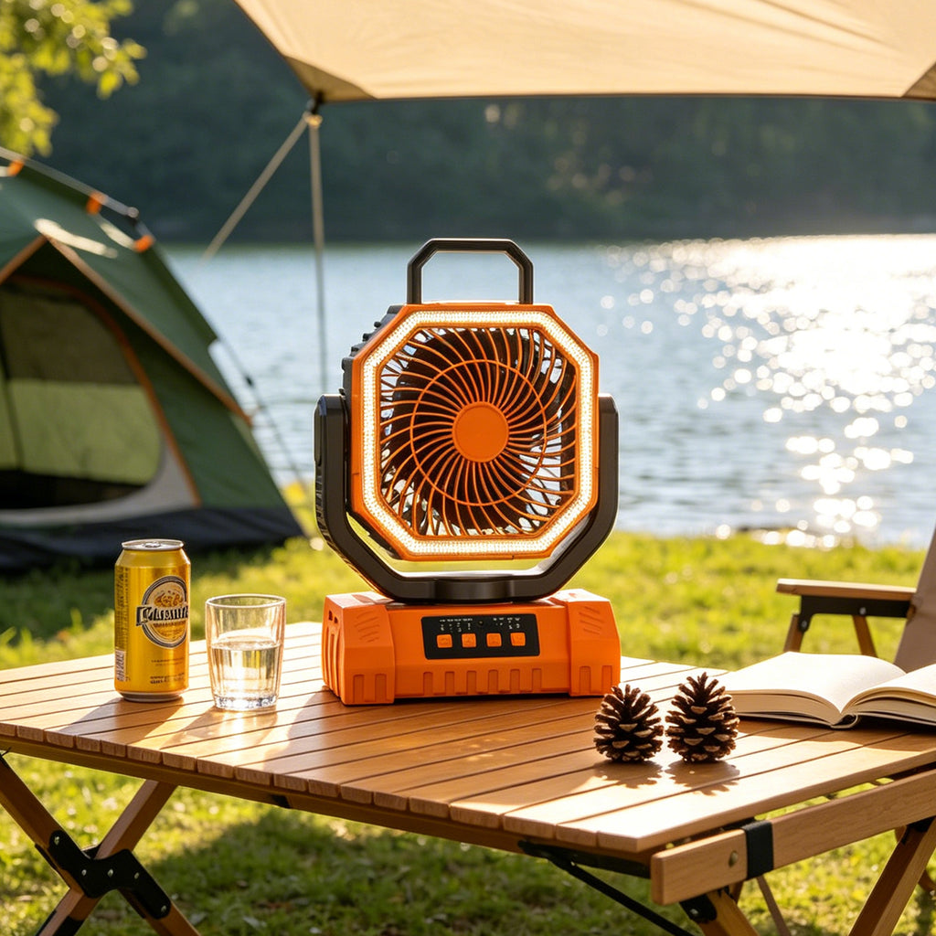 Portable Oscillating Camping Fan