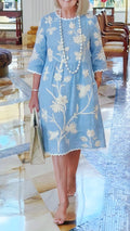 Women’s Fresh Floral Print Dress