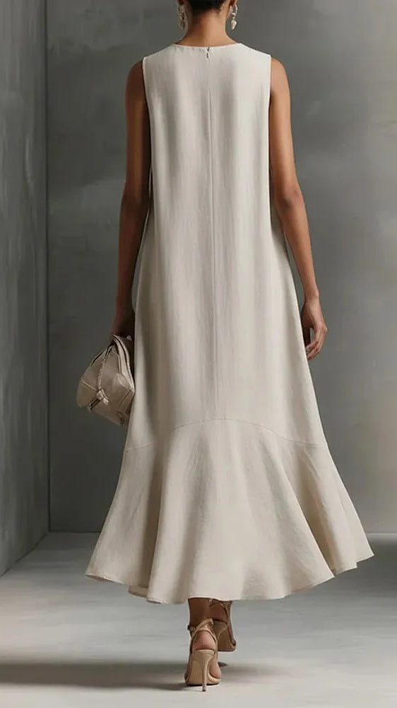 Women’s Elegant & Casual V-Neck Long Dress