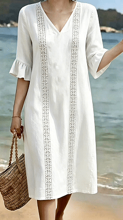 Women’s French-Style Laid-back Bohemian Dress