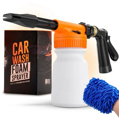 Foam Sprayer with Wash Mitt For Car Washing