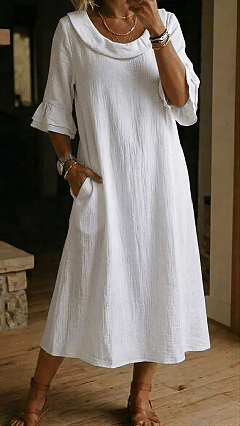 New Arrivals🔥Women’s Neck Ruffle Casual Dress