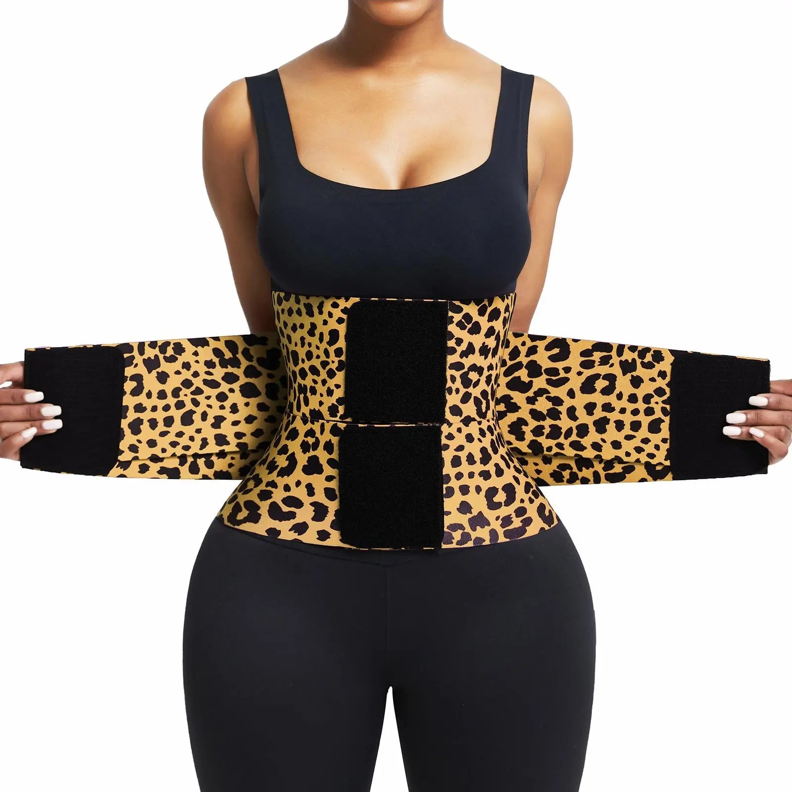 Waist-cinching shapewear with tummy control, three-layer wrapping, comfortable women's nylon fabric, adjustable, multiple colors available, suitable for holiday wear, comfortable women's fabric, sexy shaping waist belt.