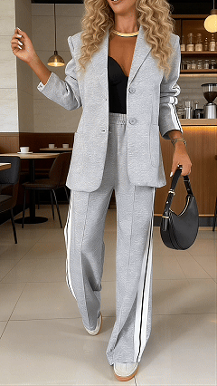Women’s Lapel Long Sleeve Casual Suit