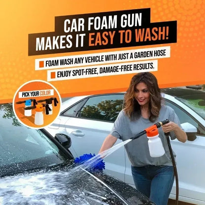 Foam Sprayer with Wash Mitt For Car Washing