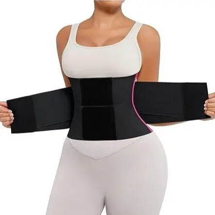 Waist-cinching shapewear with tummy control, three-layer wrapping, comfortable women's nylon fabric, adjustable, multiple colors available, suitable for holiday wear, comfortable women's fabric, sexy shaping waist belt.