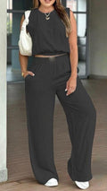 🌷🌷Women’s Cotton Sleeveless Tank & Wide Leg Pants 2-Piece Lounge Set