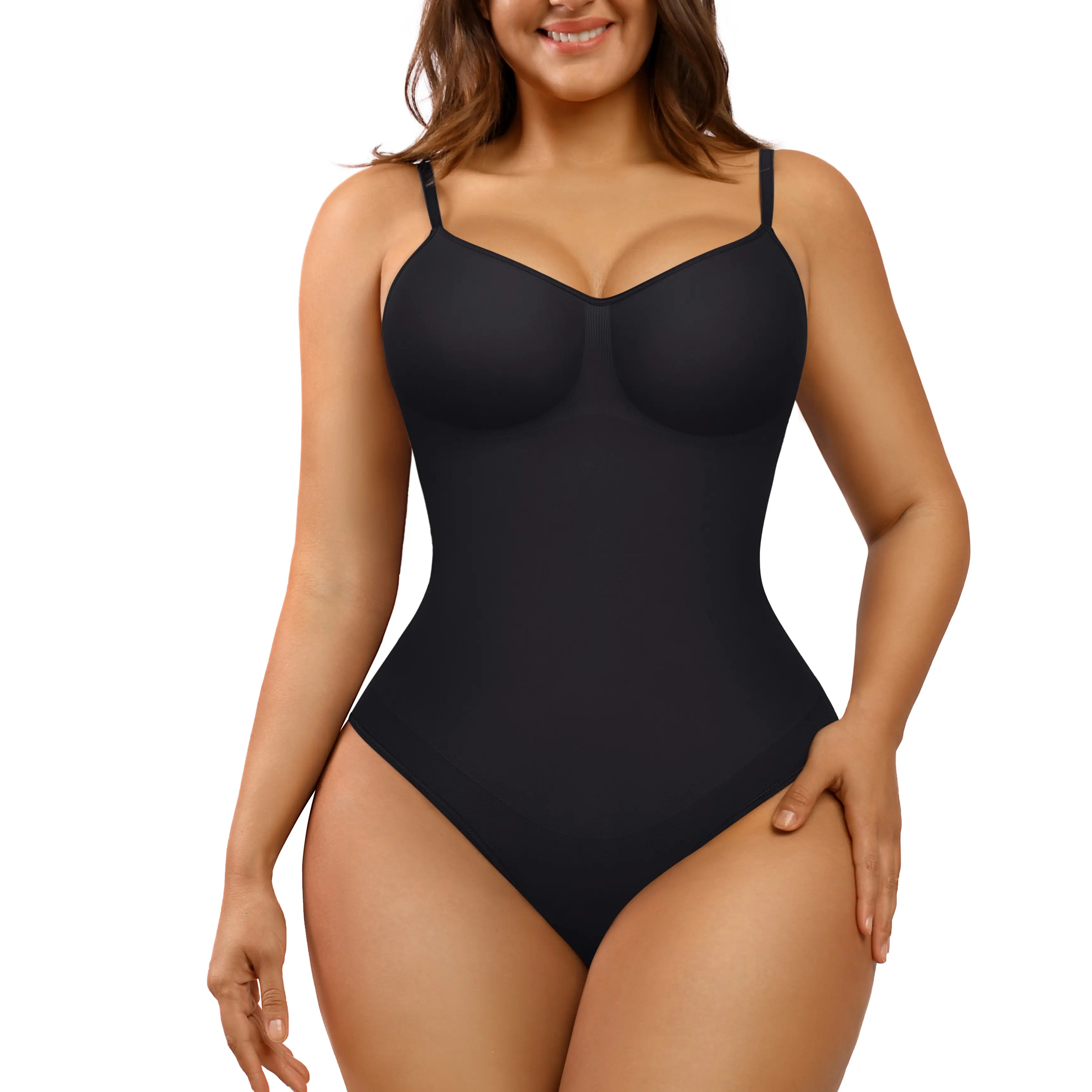 Seamless Thong Bodysuit | Comfortable Fit | Adjustable
