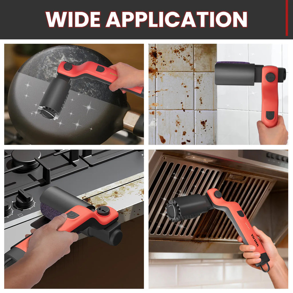 BBQ Grill Brush for Outdoor Grill, Cordless Electric Grill Cleaner,Rechargeable Grill Cleaning Brush,3 Powerful Speed BBQ Grill Brush for Outdoor Grill, 180%Adjustable