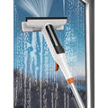3-in-1 Glass Cleaning Kit – Durable Metal Pole, Silicone Scraper & Water Spray Wand, Ergonomic Easy-Grip Handle, 122cm Extendable Pole, Streak-Free Cleaning for High Windows, Shower Doors & Car Windshields