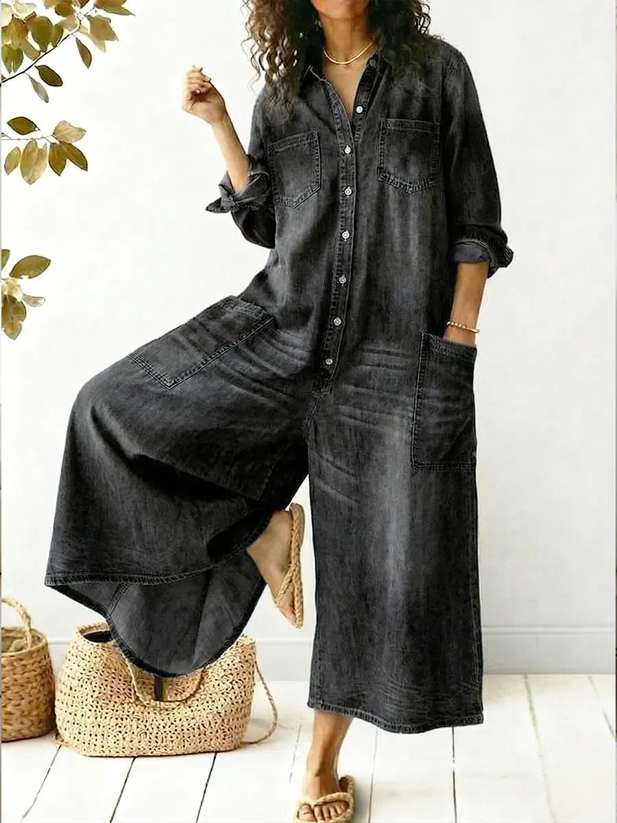 Women’s Cozy And Casual Cotton Jumpsuit