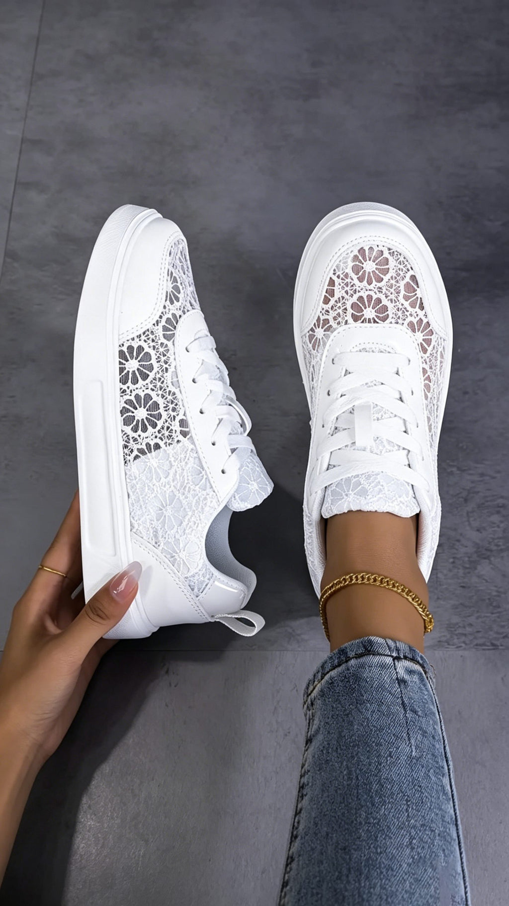 Women’s mesh sports sneakers for everyday wear