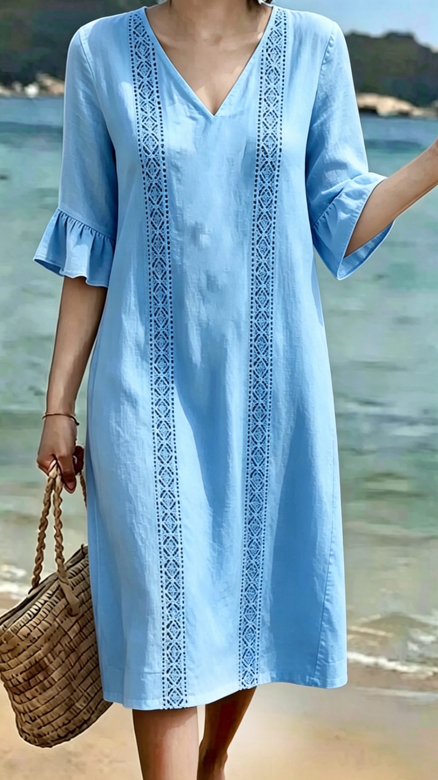 Women’s French-Style Laid-back Bohemian Dress
