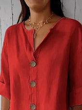Women’s V-Neck Casual Shirt