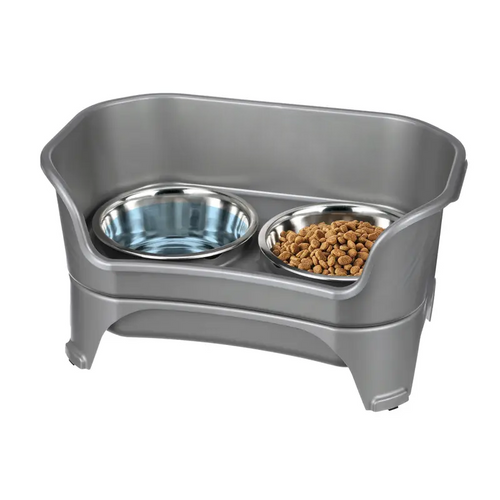 Neater Feeder for Dogs – Mess-Proof Elevated Pet Bowls, Stainless Steel, BPA-Free, Dishwasher Safe, Made in USA
