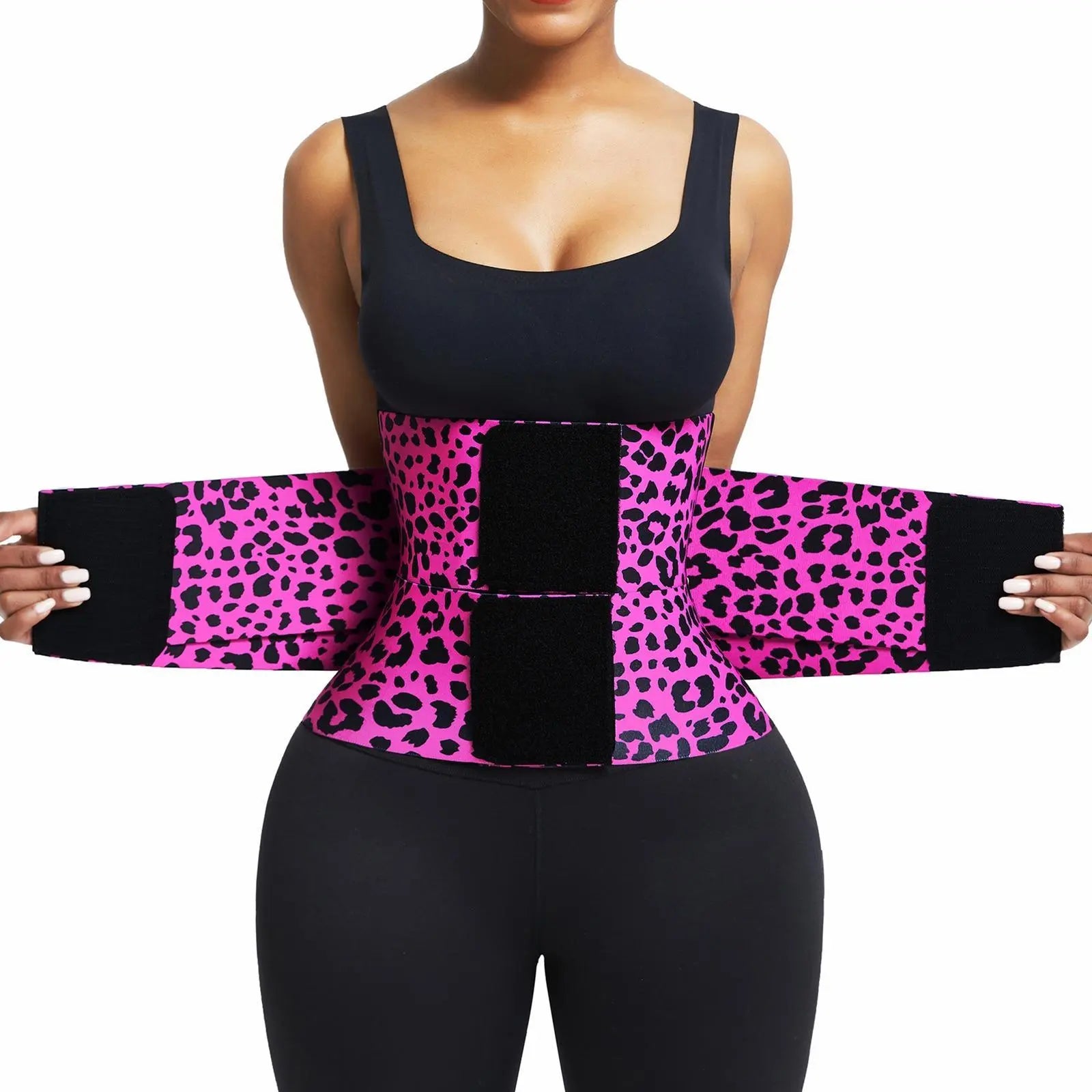 Waist-cinching shapewear with tummy control, three-layer wrapping, comfortable women's nylon fabric, adjustable, multiple colors available, suitable for holiday wear, comfortable women's fabric, sexy shaping waist belt.
