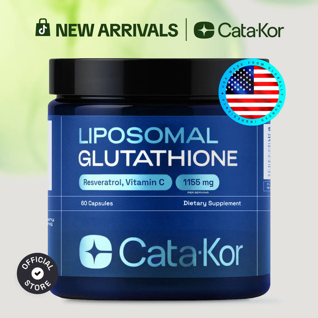 Liposomal Glutathione 1155mg | Vitamin C, Riboflavin, Selenium, Resveratrol | Antioxidant & Cellular Health | 60 Capsules