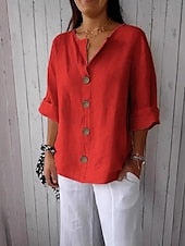 Women’s V-Neck Casual Shirt