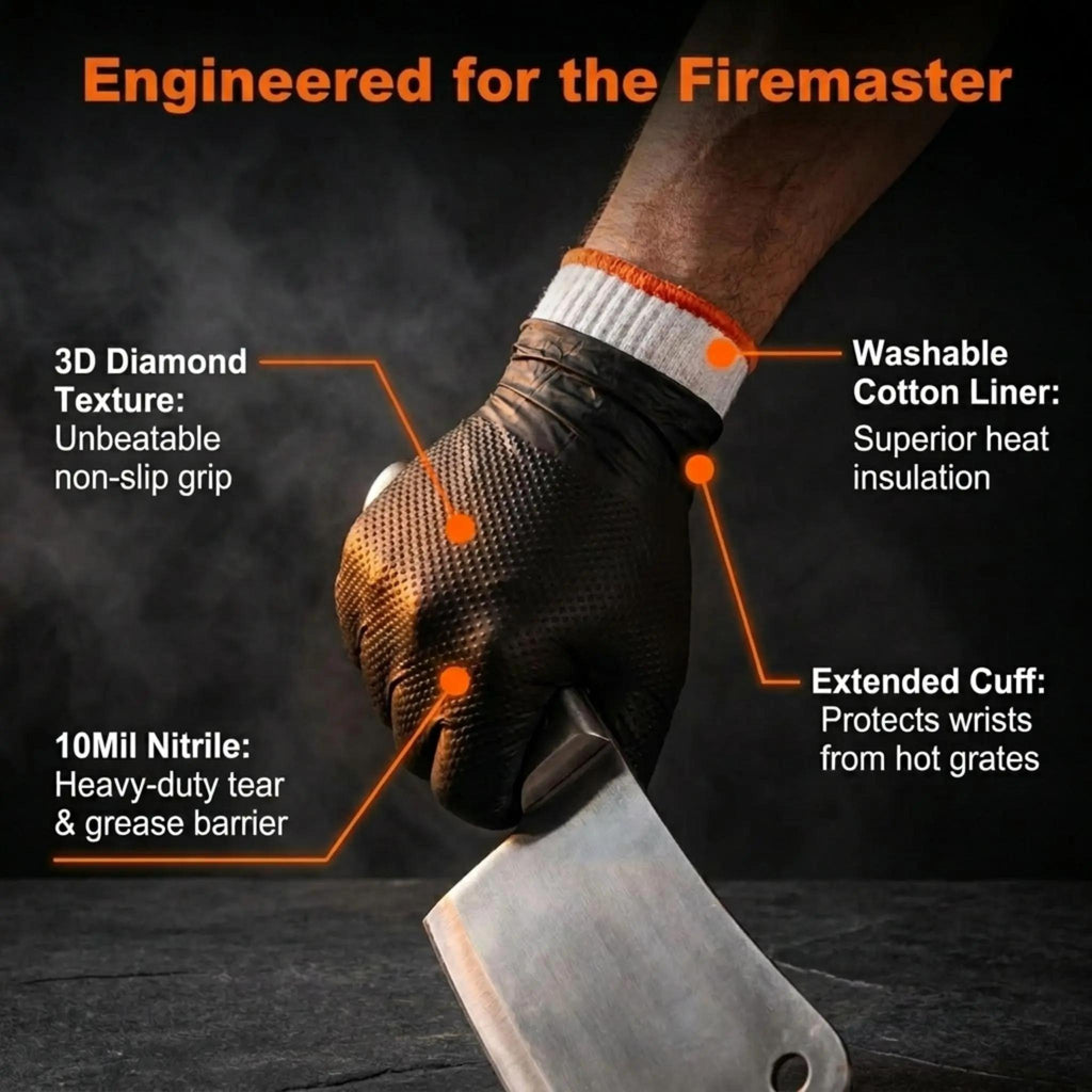 BBQ Grease-Resistant Disposable Grill Gloves