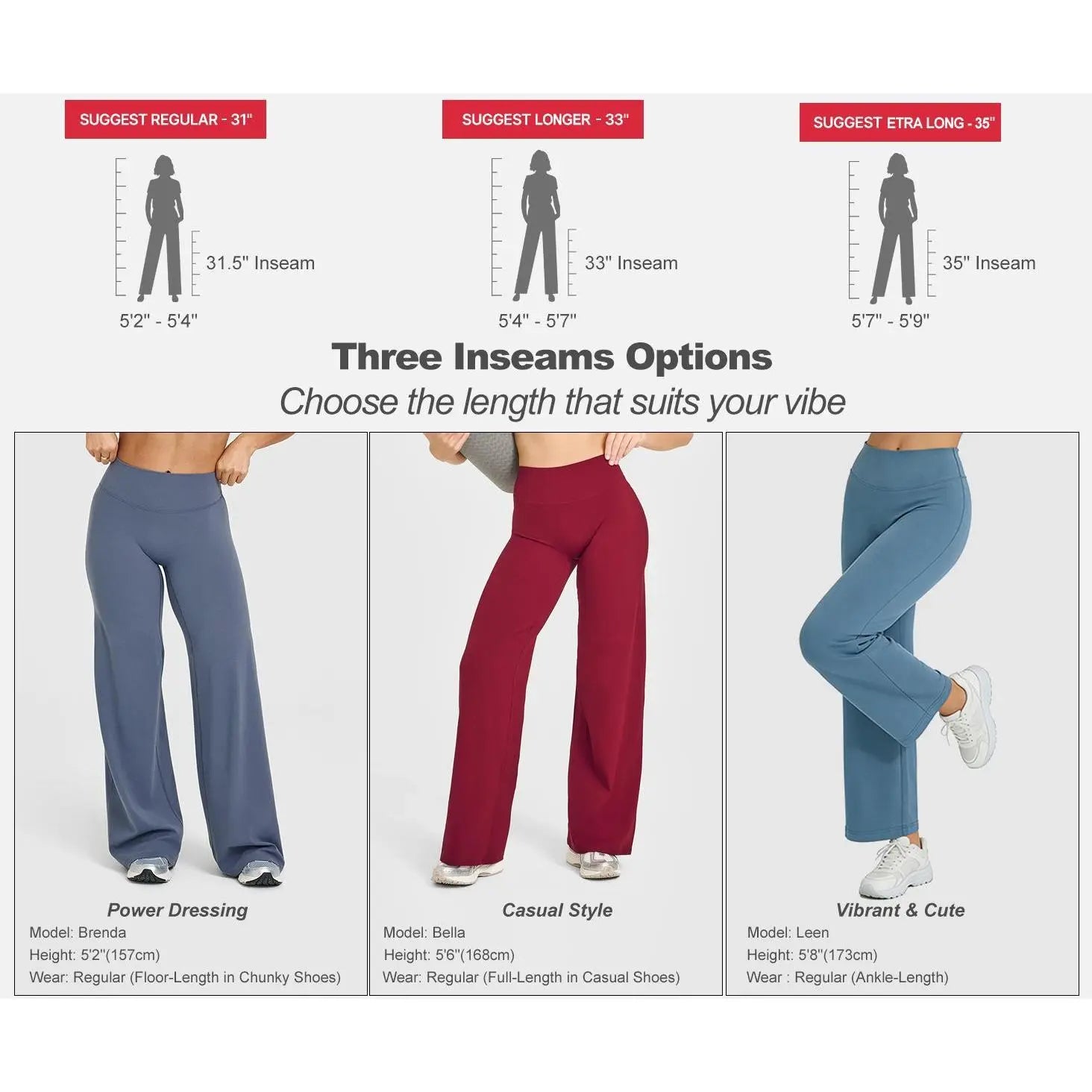Women's Casual Pants | High Waisted | Loose-Fitting Wide Leg | Yoga | Comfortable Elastic Stretch | Straight Leg Hem