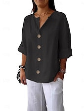Women’s V-Neck Casual Shirt