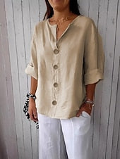 Women’s V-Neck Casual Shirt