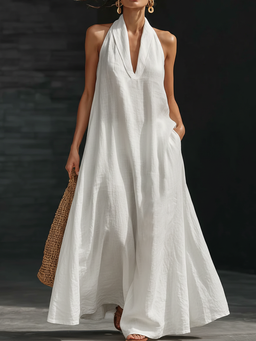 Minimalist And Elegant Maxi Dress – Cozy Everyday Wear